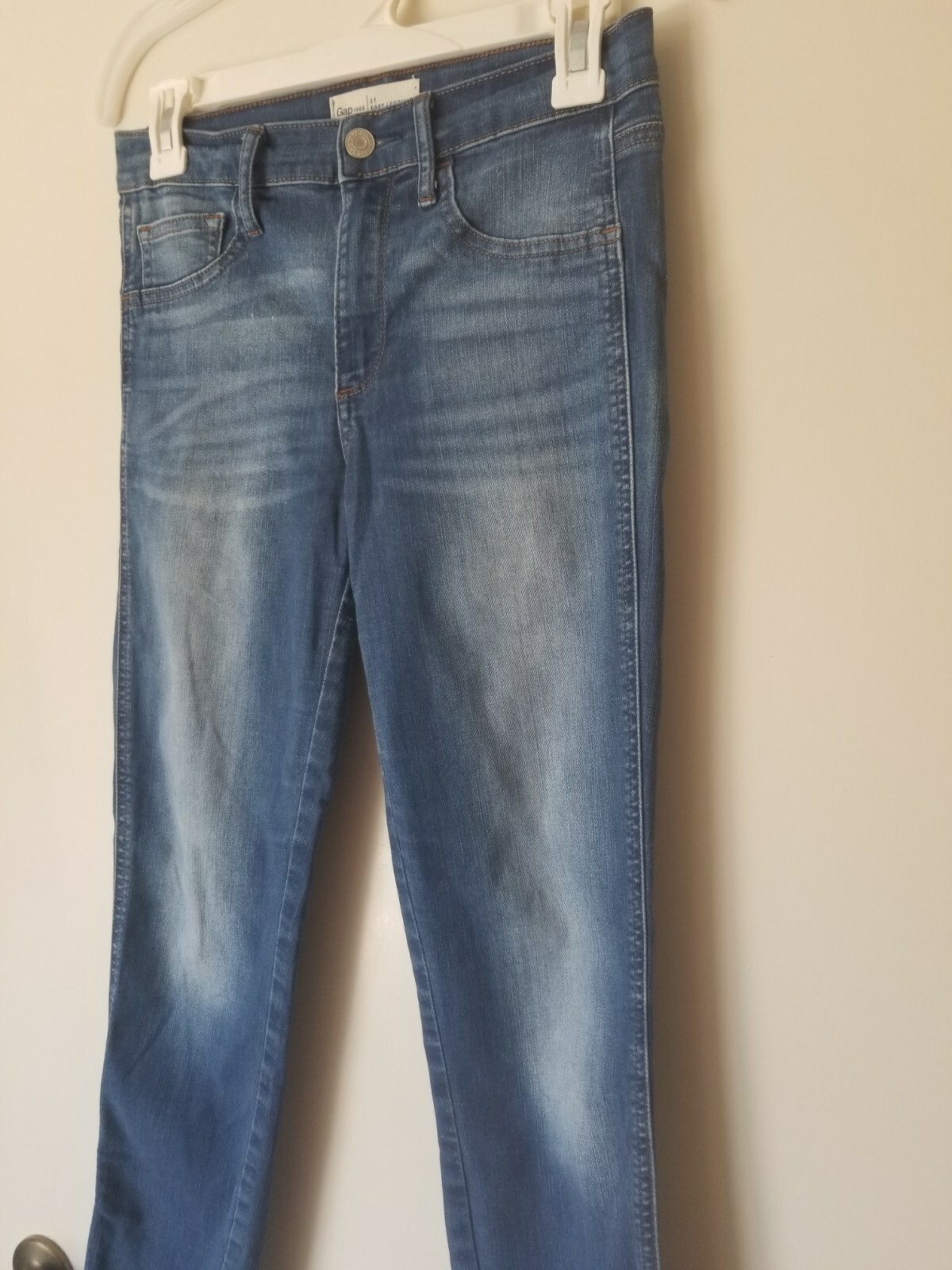 GAP 1969 Blue Easy Leggings Basic Solid Medium Wa… - image 4