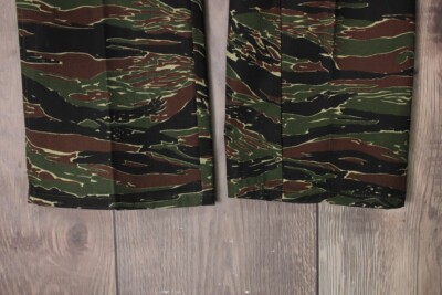 Men's VTG 70s 80s NOS Gung Ho Tiger Stripe Camo Pants Sz