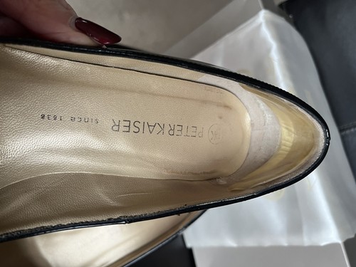 Peter kaiser ‘Konia’ Black Patent Leather Court Shoe Size UK 4.5 - Picture 8 of 9
