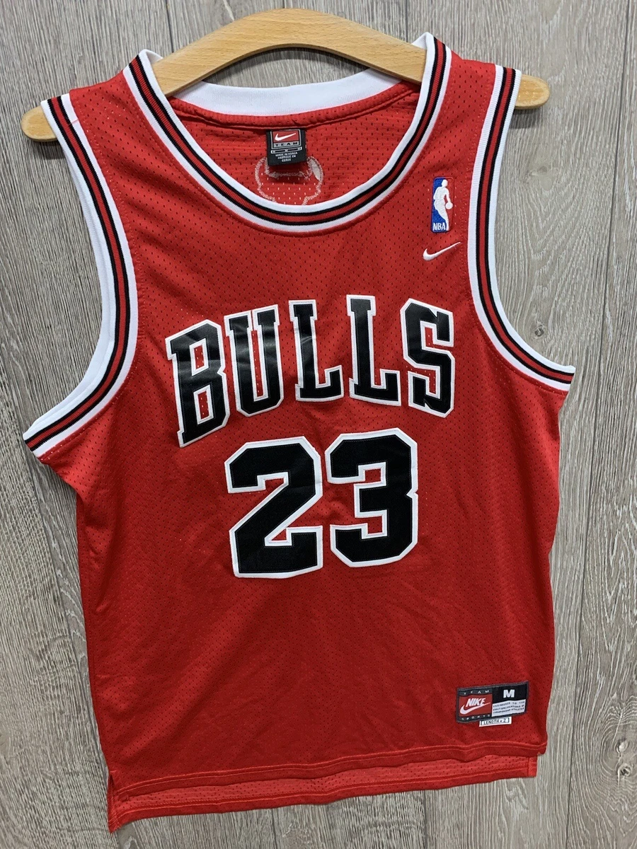 VINTAGE NIKE CHICAGO BULLS JORDAN #23 JERSEY Made in Korea SIZE M eBay