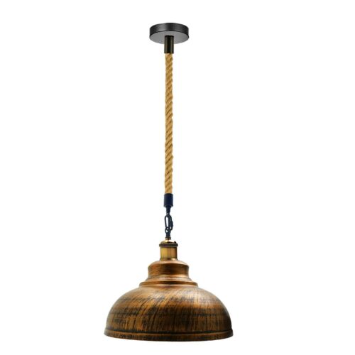 Vintage Retro Pendant Light Shade Metal Lampshade Ceiling Pendant Light Fitting - Picture 6 of 52