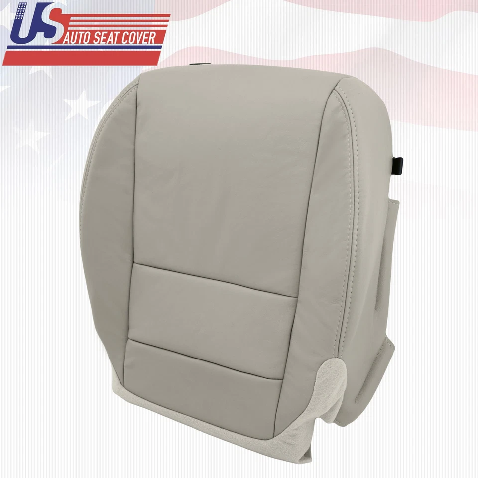 Funda de cojín de asiento de cuero para conductor y pasajero Acura MDX 2007 a 2013 color topo Foto 4 de 4