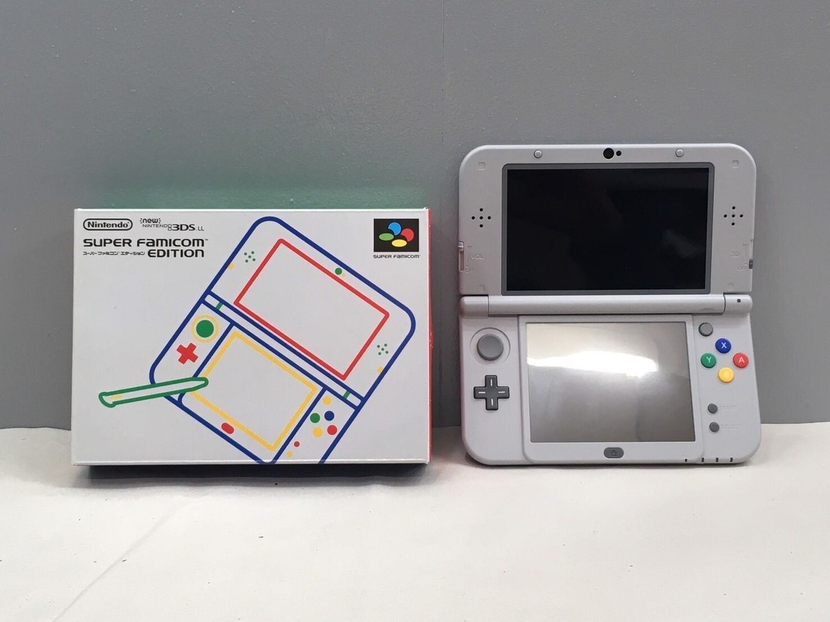 NEW Super Nintendo 3DS XL LL Super Famicom Ed SNES Gray NEW Super Nintendo 3DS XL LL Super Famicom Ed SNES Gray