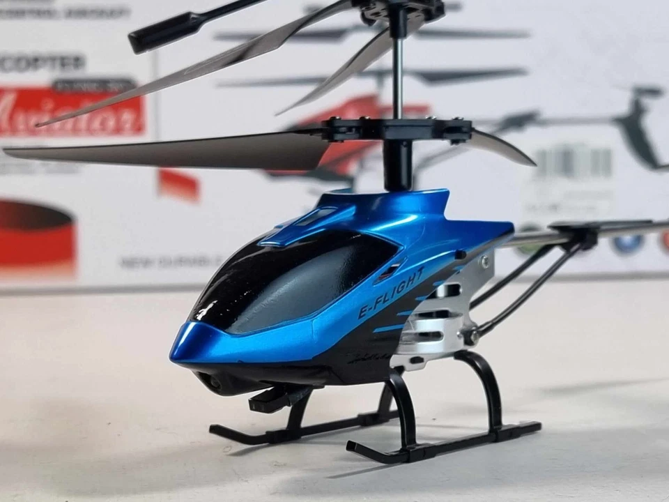 RC Apache Army Wolf Volitation 3Ch Radio Remote Control Gyro Helicopter Indoor - Bild 4 von 4