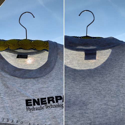 Vintage Enerpac Hydraulic Technology Worldwide Turbo Air Pump T Shirt Size L - Picture 4 of 12