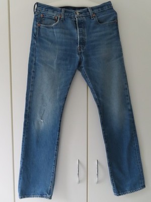 Levi s 501 Original   W33 L34   100 % Baumwolle   Mit authentischer Patina