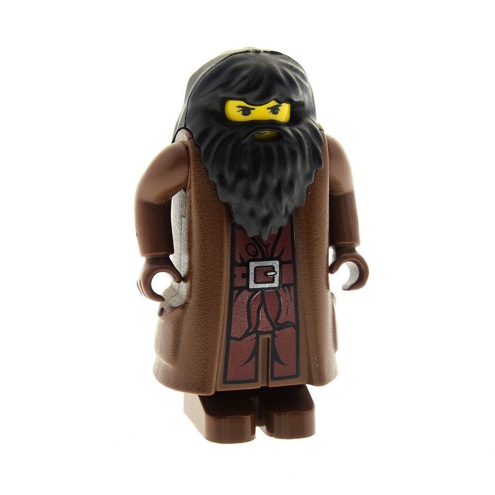 1X Lego Minifigure Harry Potter Rubeus Hagrid Brown Giant 4714 4707 40238 HP009