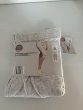 Damen Capri-Leggings 3/4 Hose grau meliert XL...
