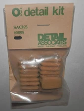 Detail Associates O Scale Sacks #5008 NIP