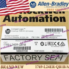 New Sealed AB 1769-L24ER-QB1B/A CompactLogix 750KB DI/O Controller Free Ship US