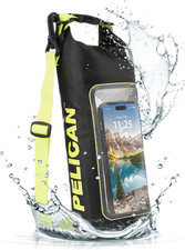 Pelican Marine IP68 Waterproof Dry Bag 2L - Roll Top Waterproof Backpack W/Phone