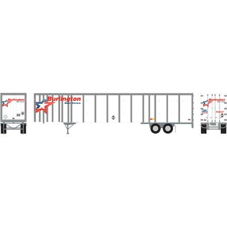Remolque Athearn 72601 HO Burlington RTR 53' placa Wabash #P80057 | Condition: New