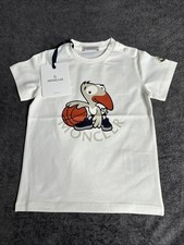 T-shirt neonato ragazzo Moncler bianca 2 anni nuova