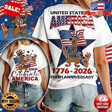 Scooby Doo 250th Anniversary T-Shirt Patrioti...