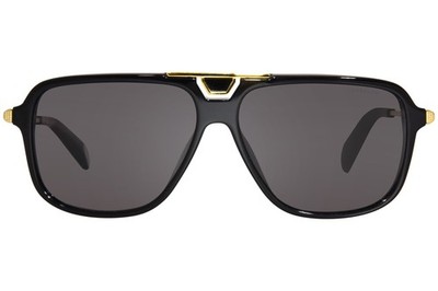 Chopard SCH340 700Z Sunglasses Titanium Men's Black/Polarized Dark