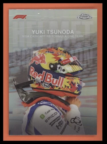 2024 Topps Chrome Formula 1 Helmet Collection #HC-13 Yuki Tsunoda B