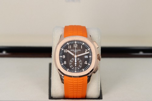 Patek Philippe Aquanaut Chronograph 5968R-001, Brown Dial Rose...
