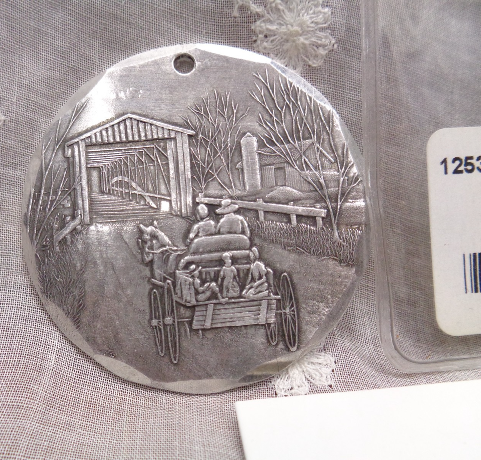 WENDELL AUGUST Pewter BRIDGE TO HOME 2-1/8