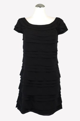 French Connection Damen Kleid Gr. 36 (UK 10) Schwarz Bleistiftkleid Etuikleid