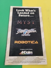 Sega Saturn NBA JAM T.E. Tournament Edition Manual Only No Game No Case