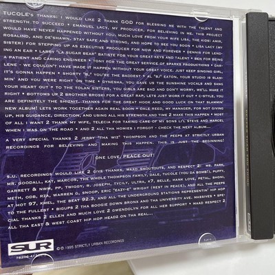洋楽 g-rap G-MACC / UNDERGROUND HIT LIST Underground Hit List by G-Macc (CD 1995 2 Dope Records) in