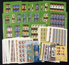 Papua New Guinea Sheets Aviation Flowers Insects Packs MNH(60+) DA1505