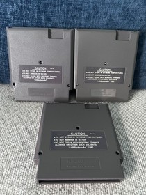 Nes Games Lot Kung Fu, Robocop, Adventures of Bayou Billy - Tested and Working!