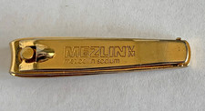 Vintage Gold Plated Mezlin Nail Clipper Made in USA by LITER USA