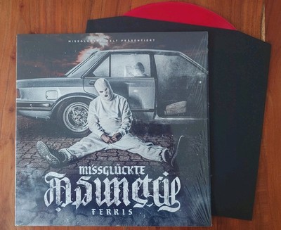 Ferris - Missglückte Asymmetrie 12'' Red Coloured Vinyl LP Punk Rock Rap