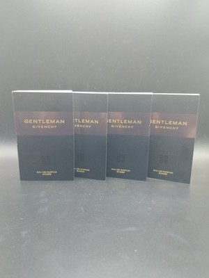 4 x Gentleman GIVENCHY Eau De Parfum Boisee sample spray lot set - 0.03oz 1m ea