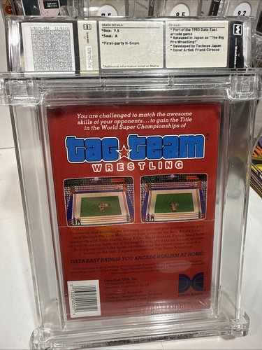 Tag Team Wrestling NES Round seal! (Nintendo, 1986) NES WATA 7.5 A SEALED - Picture 2 of 2