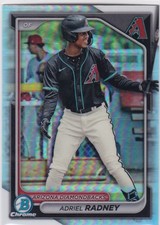 2024 Bowman Draft Chrome REFRACTOR #BDC-136 Adriel Radney Diamondbacks