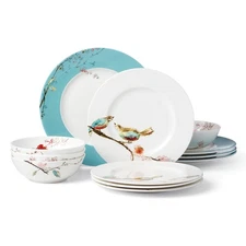 896843 Chirp 12-Piece Dinnerware Set
