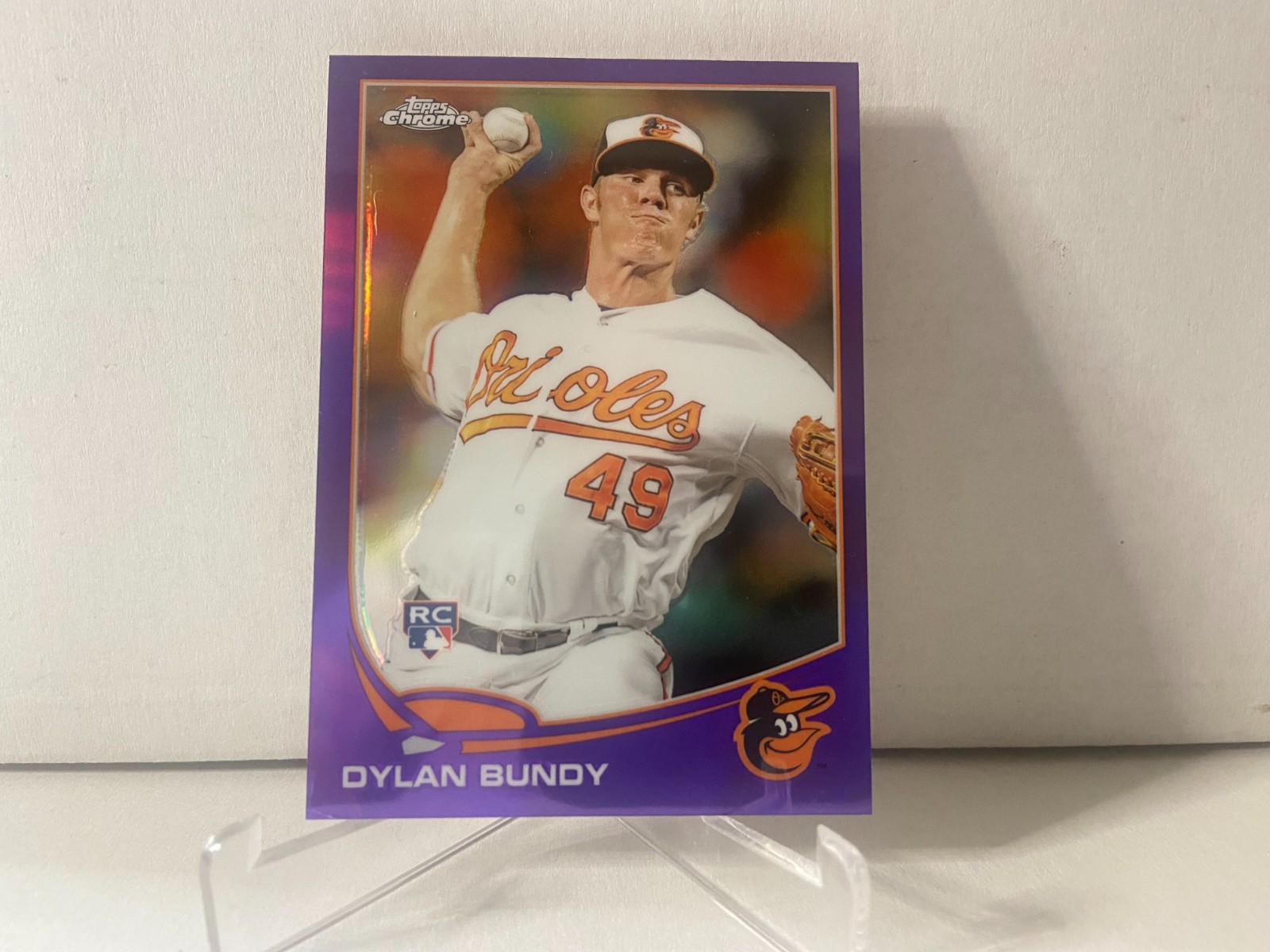 2013 Topps Chrome Purple Refractors #125 Dylan Bundy RC