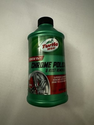 Sealed Turtle Wax Chrome Polish & Rust Remover Metal Shiner Wheels. Logo