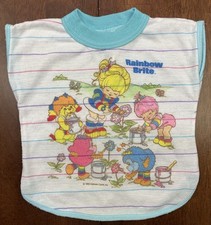Vintage Hallmark Rainbow Brite Doll Nightgown Bates-Jama 1983