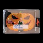 2025 Leaf Metal Halloween Pumpkin Shimmer /4 Larry Bird Autograph