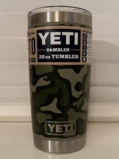 Yeti 20oz Rambler Camo 2.0 *Rare* - BNWT. Matching Magslider (Highland Green)