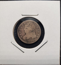 1836 US Capped Bust Dime Repunched Date, See photos, Rare