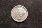 1923-S AU Solid Mercury Dime Super Fasces NHX