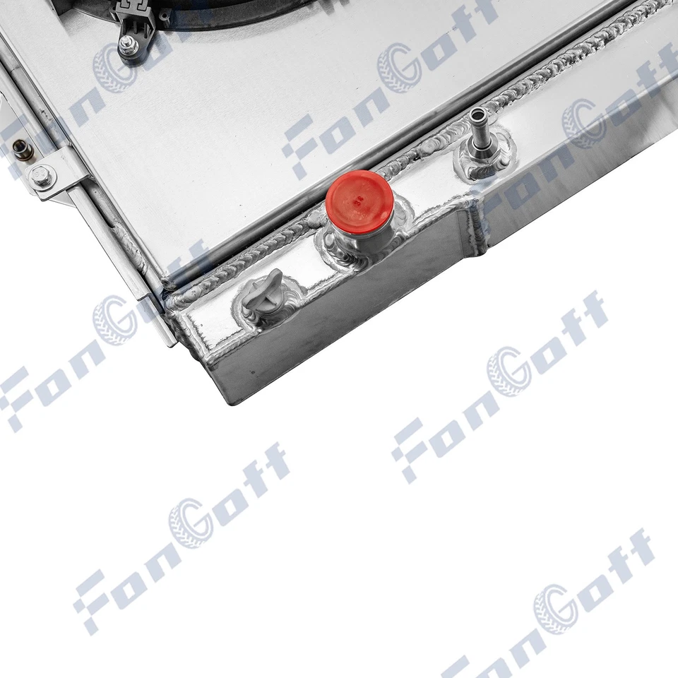 3 Row Aluminum Radiator Shroud Fan For 2000-06 2004 Toyota Tundra 3.4L 4.0L AT - Image 4 of 4