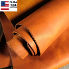 Finished Full Grain Buffalo Genuine Leather Hides Crafts  Home Decor Leather Cr