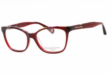 NEW Christian Lacroix Christian Lacroix CL1064 221 Grenat/Arty 54mm Eyeglasses