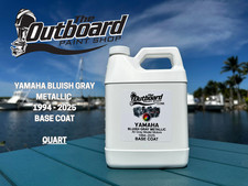 Yamaha Bluish Gray Metallic Outboard Paint, 8D, 1 Quart (BASECOAT ONLY)