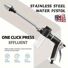 Heavy Duty Garden Hose Sprayer Nozzle For Car Washing Yard Irrigation Cleaning