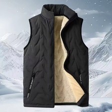 Men Body Warmer Gillet Waistcoat Gilet Winter Warm Padded Quilted Thermal XL-5XL