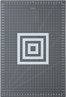 Fiskars 24x36 Self-Healing Cutting Mat Double-Sided Gray White Craft