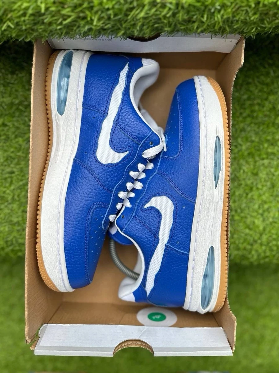 Nike Air Force 1 Low Shoes Mens Size 10.5 Retro Royal Blue Gum Casual Sneakers Nike Air Force 1 Low Blue Gum for Sale - Authenticity  main image 3