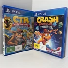 PS4 2 x Game Bundle Lot: Crash Bandicoot It's About Time | CTR Crash Team Racing