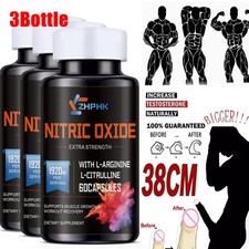 180 Nitric Oxide Booster Supplement w/ L-Arginine Premium Workout Muscle Capsule